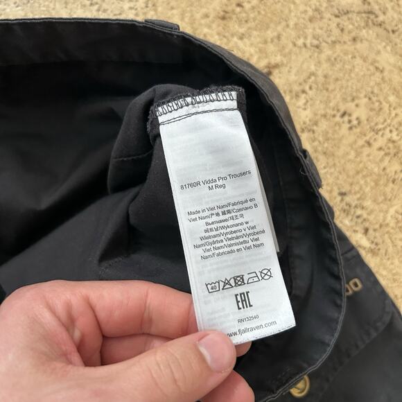 Fjallraven Vidda Pro Trousers G-1000 Waxed Cargo Hiking Pants 36x32 - Picture 4 of 9